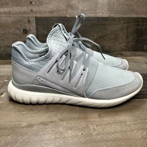 Adidas Originals Men’s Size 11.5 Tubular Radial Running Shoes Grey Sneakers